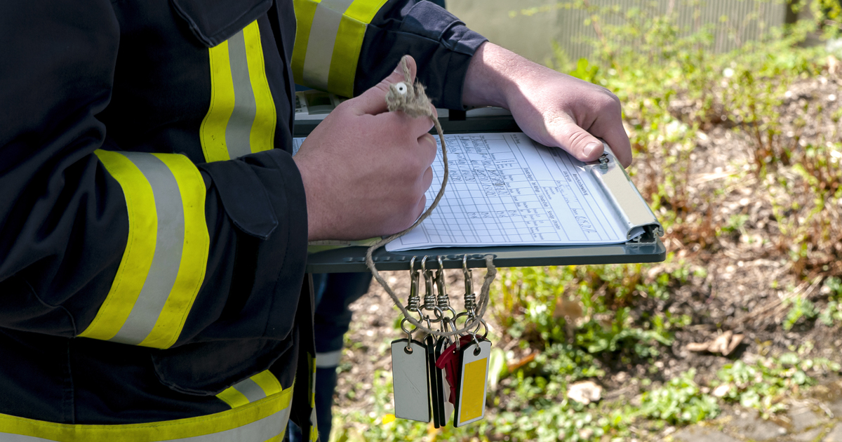 fireman regulations check inspection safety officer Dorset Fire