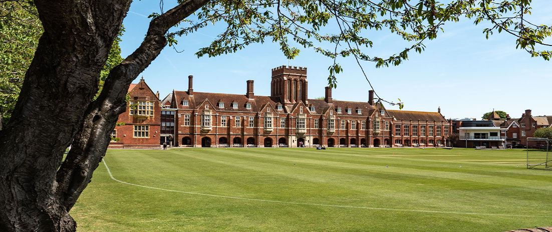 Private School With Large Lawn